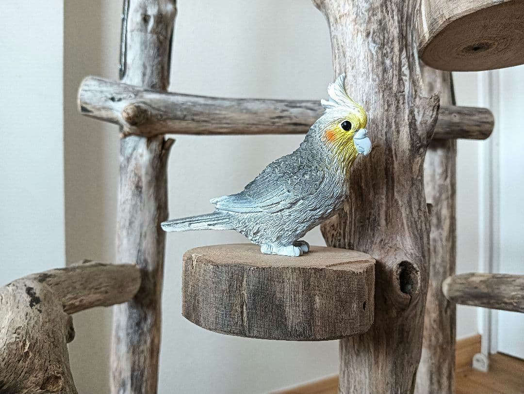 ナナ バードアスレチックジム大型 天然木 自然木 流木 インコ おもちゃ