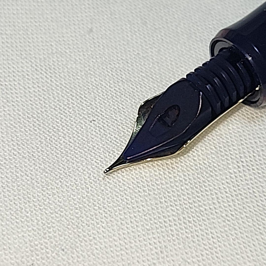 パイロット　カスタム74　ネイビー　万年筆　ペン先14K 美品