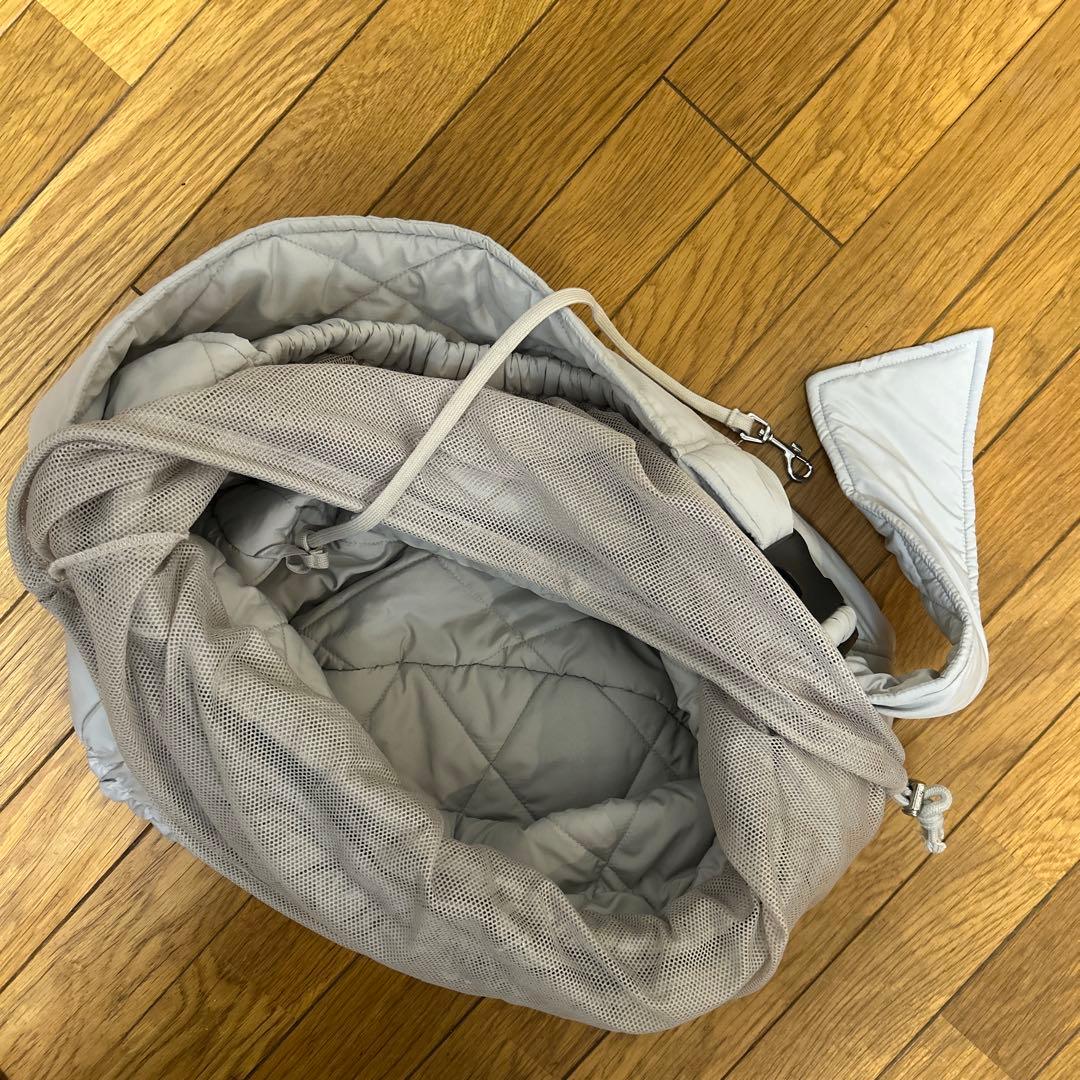 グレー　犬用キャリーバッグ・スリング　アズノウアズ　L 大容量