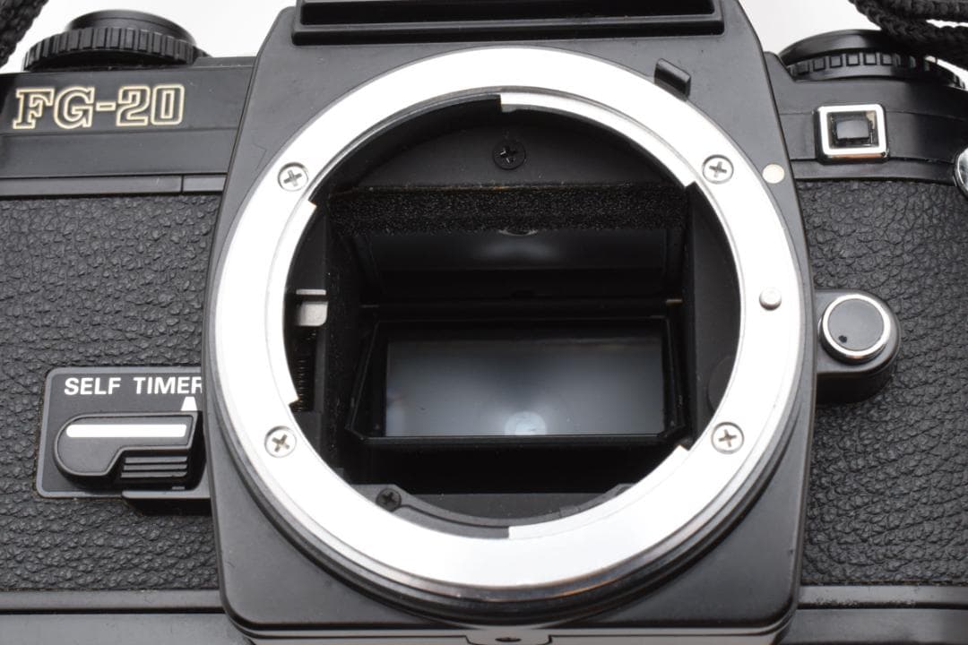 美品 NIKON ニコン FG-20 ブラック　モルト新品交換済 M247