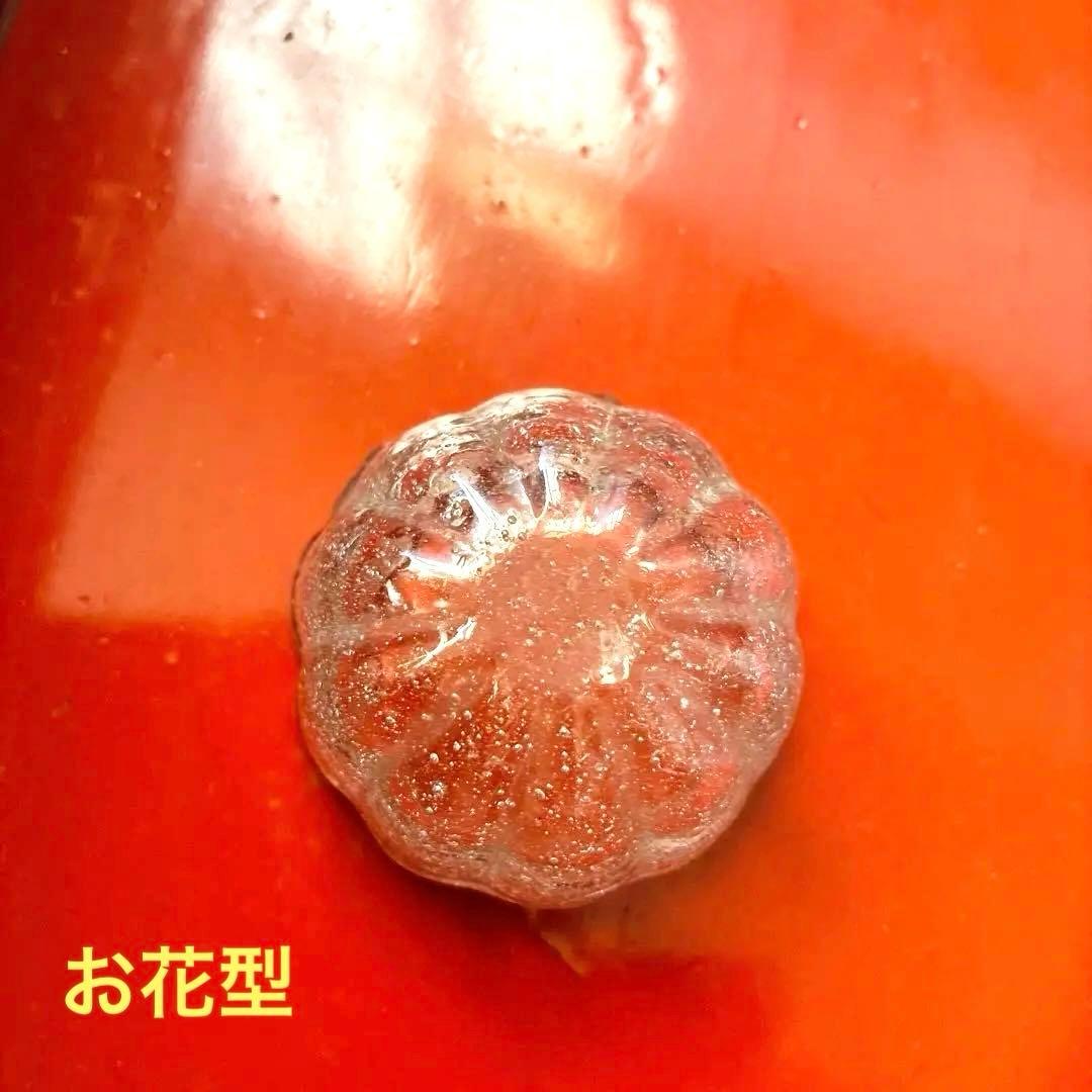 骨董　レトロ　超希少　ゼリー型　型ガラス　金魚　みかん　桜　菊割　７種ウラン