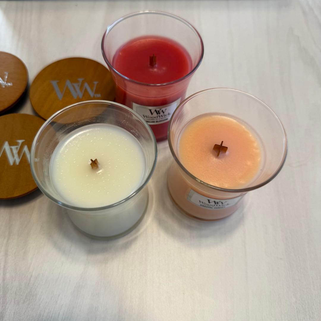 WoodWick ウッドウィック キャンドル 3点