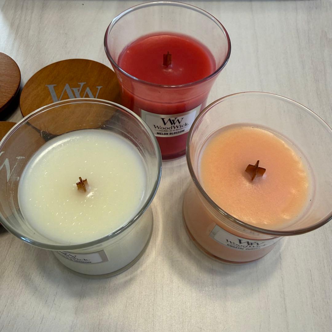 WoodWick ウッドウィック キャンドル 3点