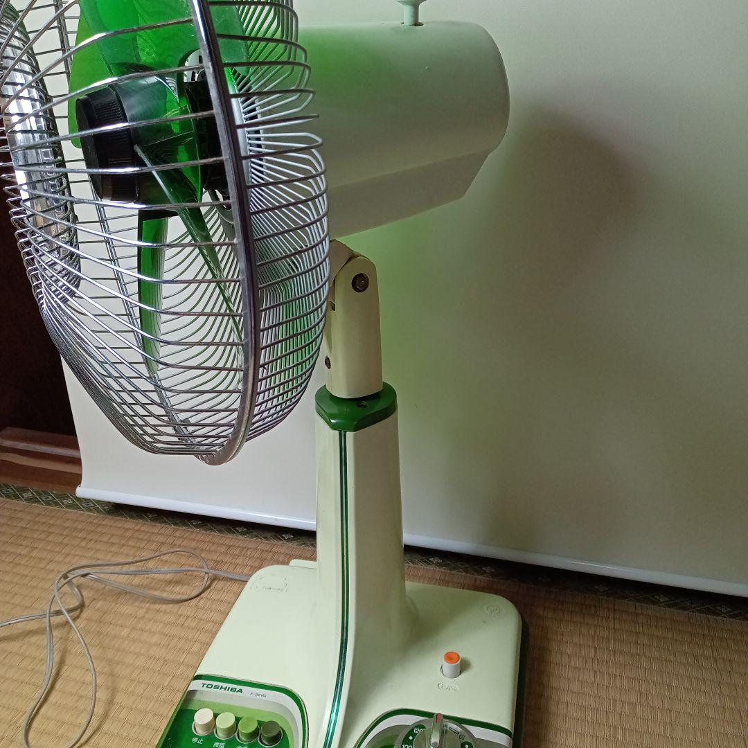昭和レトロ　東芝　扇風機　水蓮　F−296