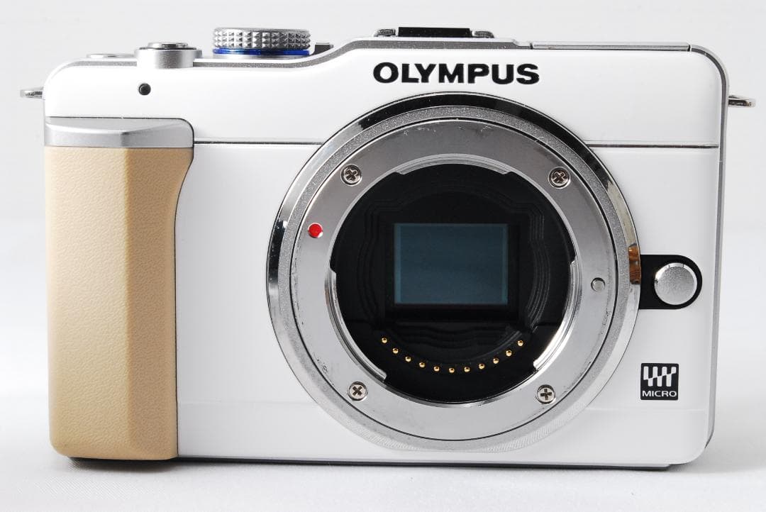 美品✨オリンパス OLYMPUS E-PL1 ホワイト スマホ転送 初心者向け