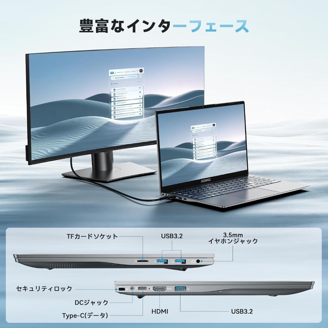 ACEMAGIC LX15PRO ノートPC 4300U 16GB+512GB