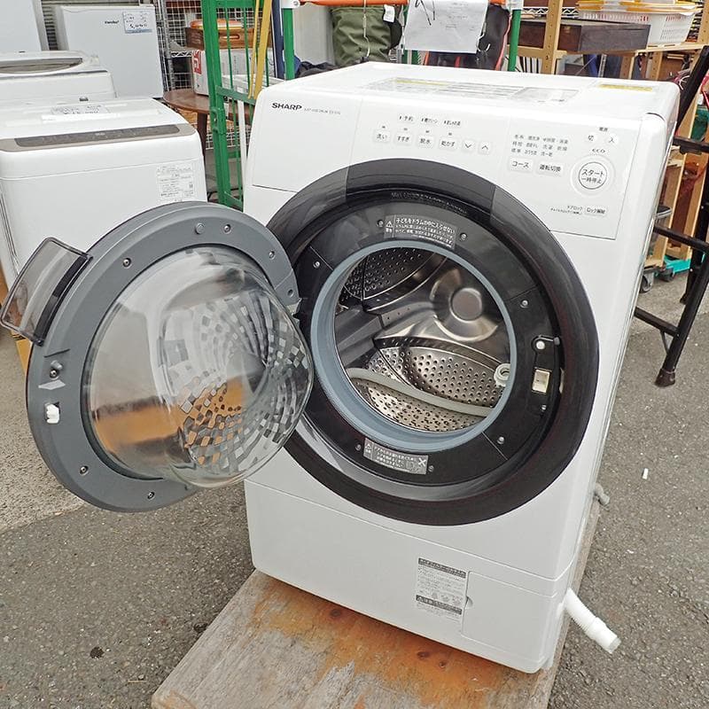 964 SHARP ドラム式洗濯乾燥機 7kg 左開き 2022年製