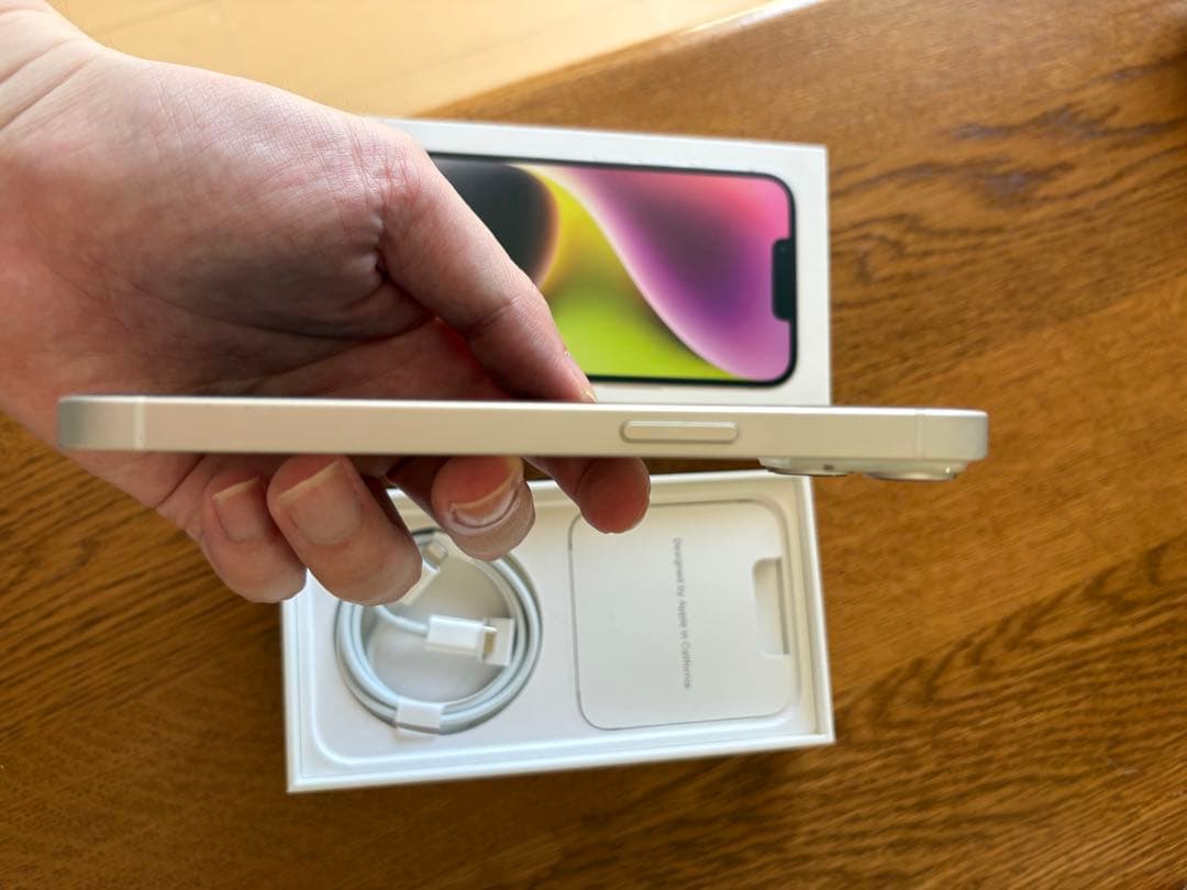 【美品・即発送】iPhone14 128GB スターライト｜SIMフリー｜箱あり
