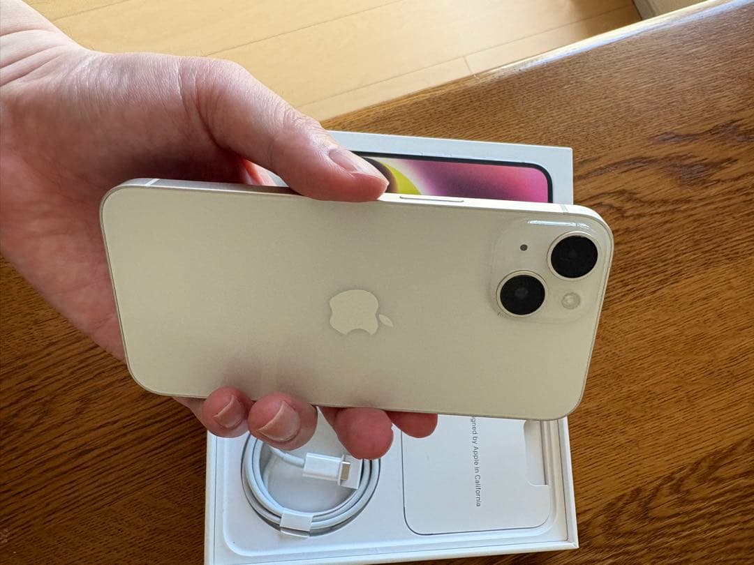 【美品・即発送】iPhone14 128GB スターライト｜SIMフリー｜箱あり