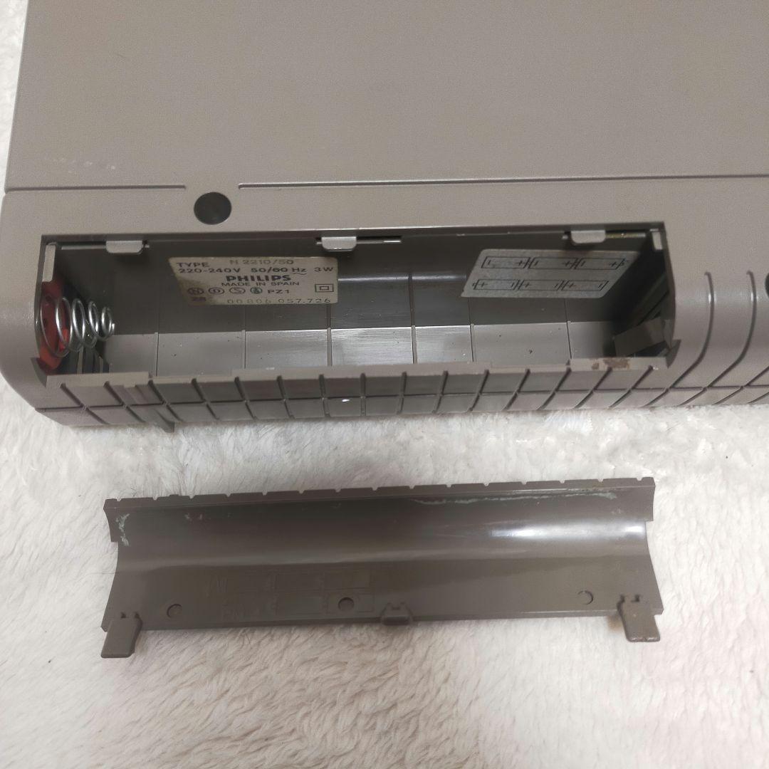 【70s】PHILIPS カセットレコーダーN2210 スペイン製 ジャンク