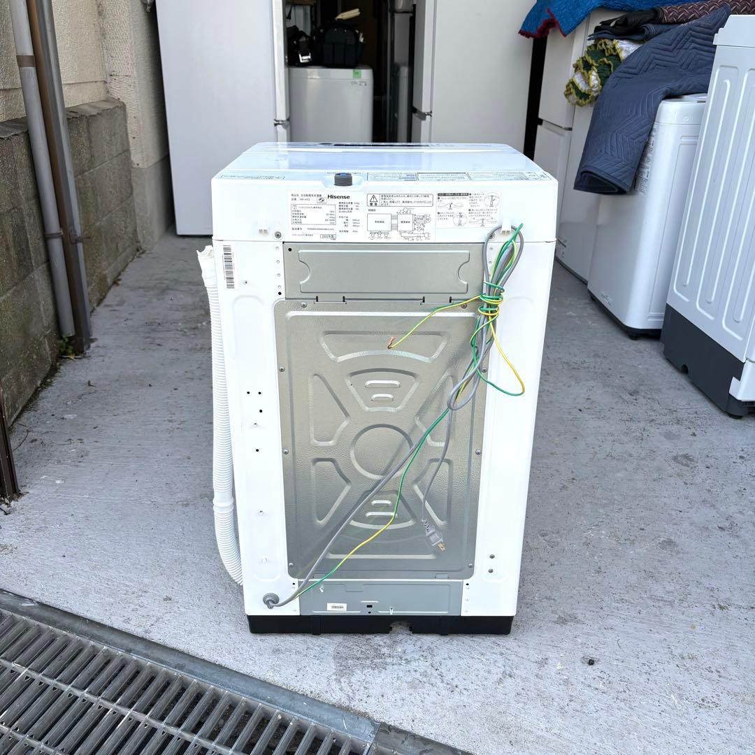 Hisense 2022年製冷蔵車洗濯機セット　1人暮らしセット　分解洗浄済み