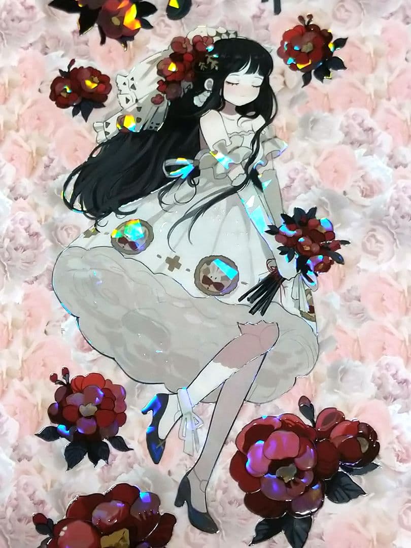 ✩再販✩J616＃系梦花傀(贝壳光)E厘米切り売り海外人物マステ女の子