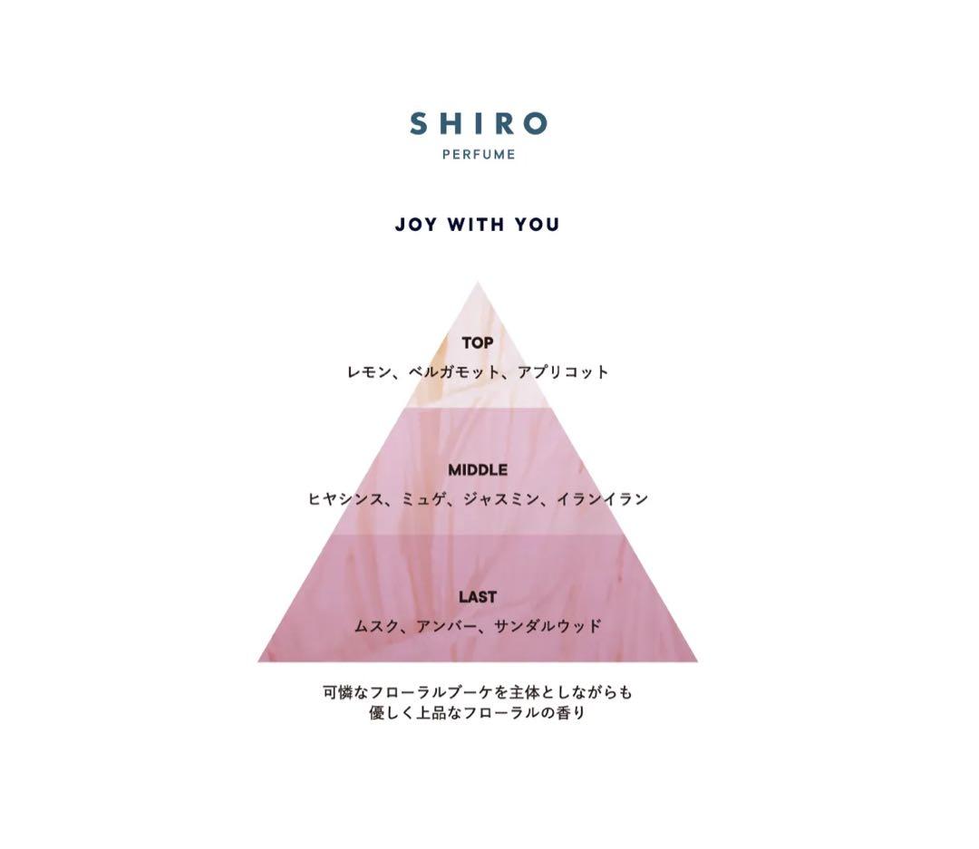 SHIRO JOY WITH YOU オールドパルファン