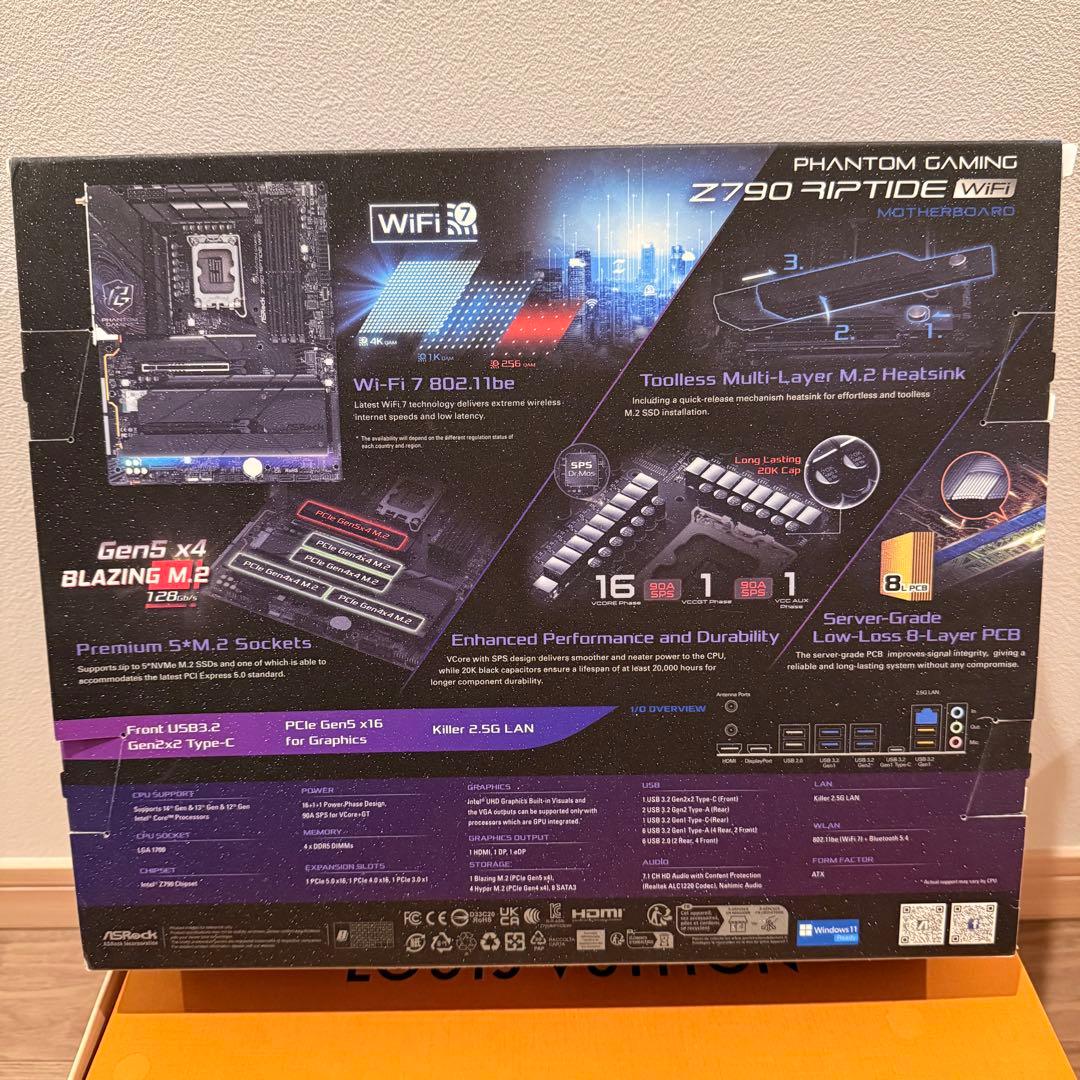 美品 ASRock マザーボード Z790 Riptide WiFi DDR5