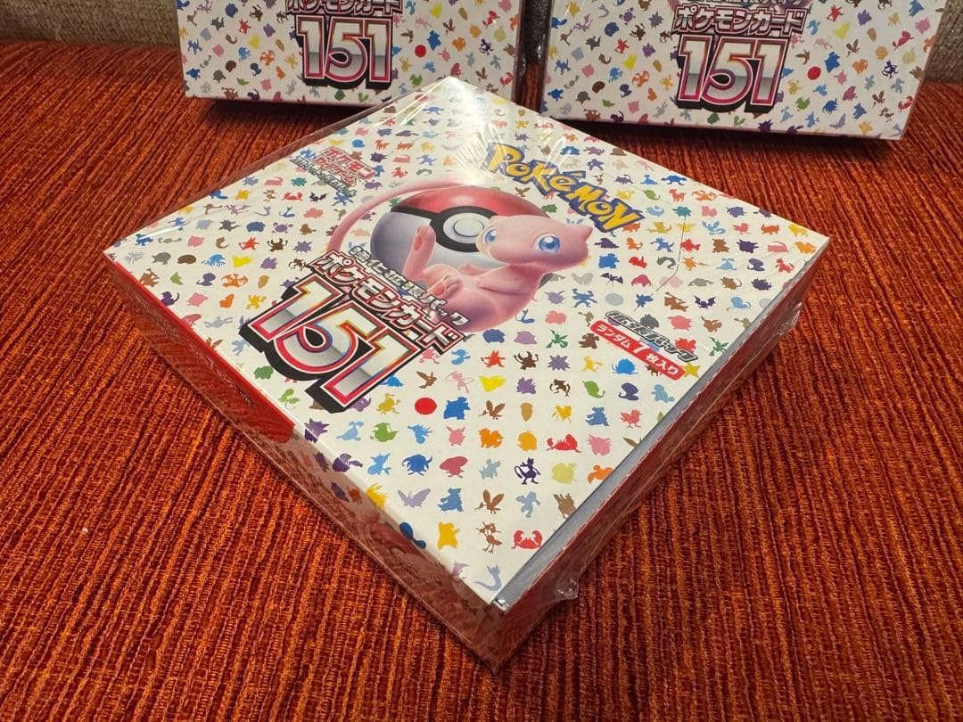 ポケモンカードゲーム シュリンク付き 3BOX 新品未開封 151