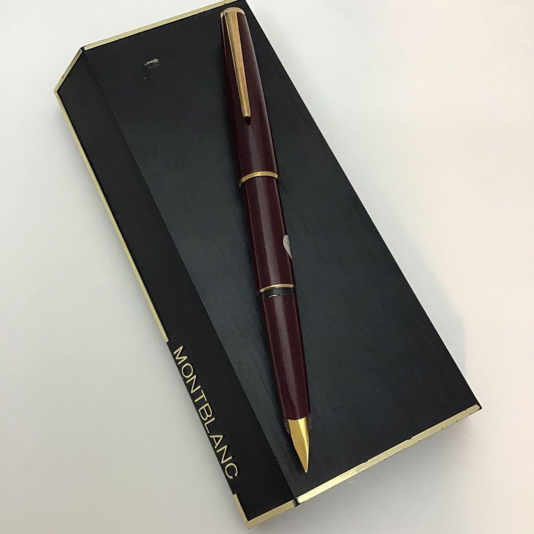 ‼️ビンテージ‼️MONTBLANCモンブランクラシック310万年筆 EF ボルドー
