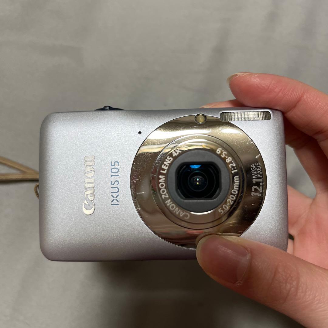 Canon IXUS 105 シルバー【デジカメ】