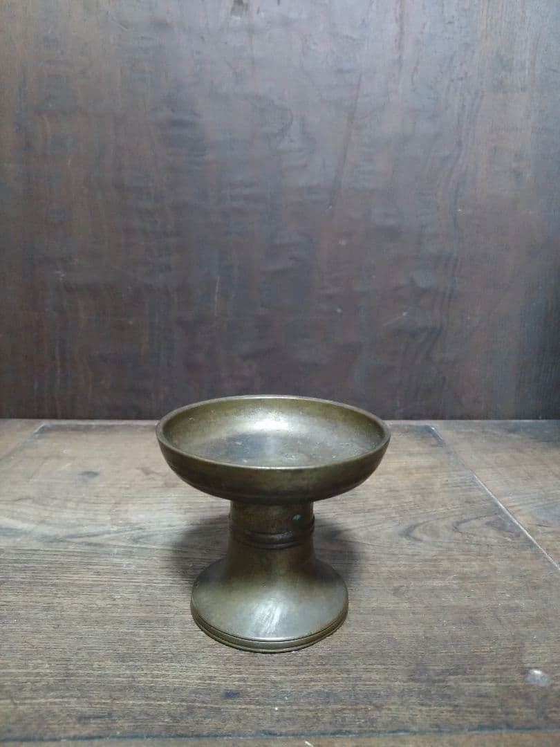 金銅御食器　仏飯器　仏具法具　仏教美術　花入　供物　古美術骨董古道具