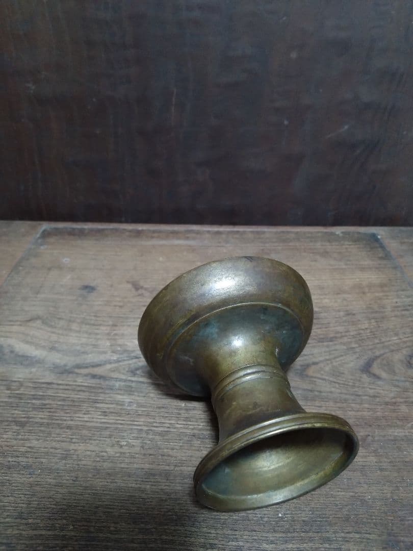 金銅御食器　仏飯器　仏具法具　仏教美術　花入　供物　古美術骨董古道具