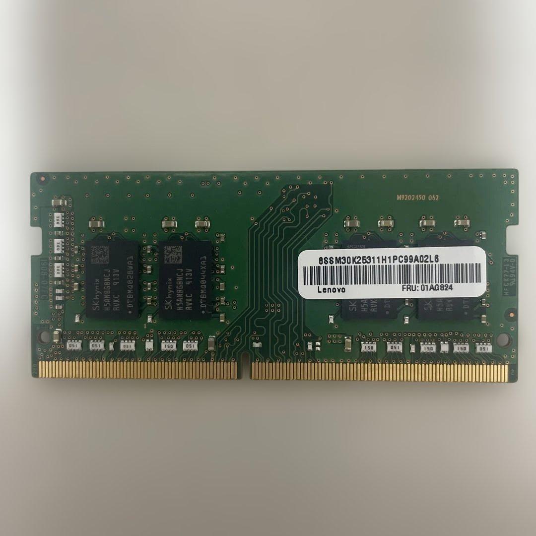 SKhynixDDR4 8GB PC4-2666V ノートパソコン用動作確認済み