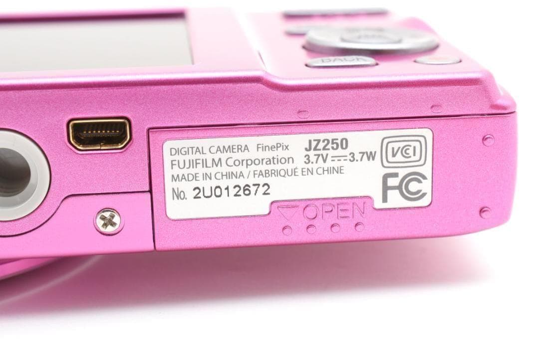 極美品　FUJIFILM FinePix JZ250 ピンク ＃A434