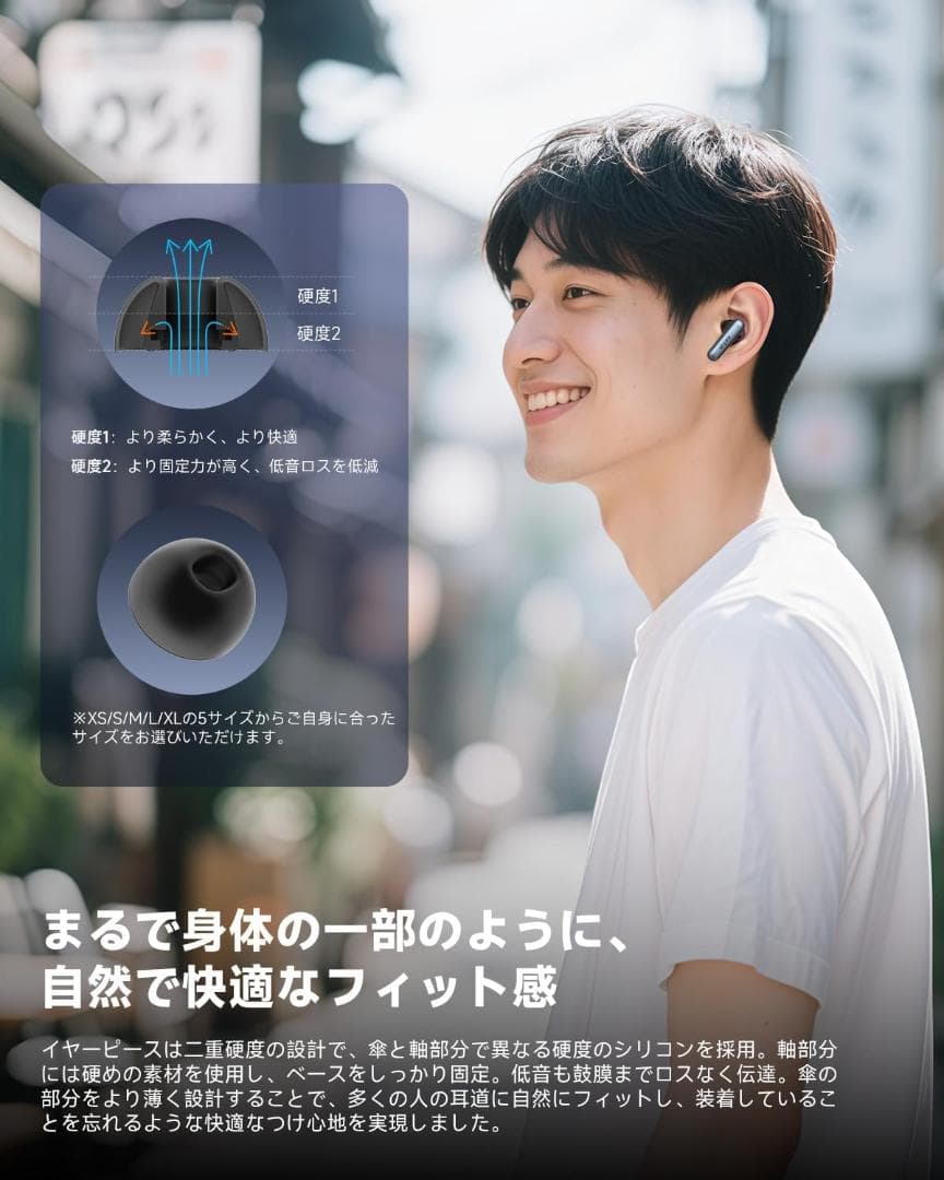 【新品・未開梱】EarFun Air Pro 4i ワイヤレスイヤホン ブラック