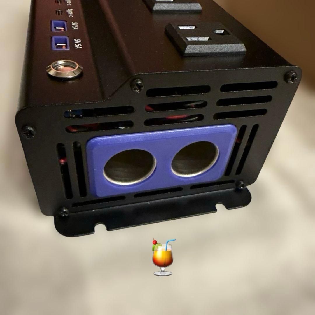 未使用）インバーター 1200W (瞬間2000W対応) DC12V/24V