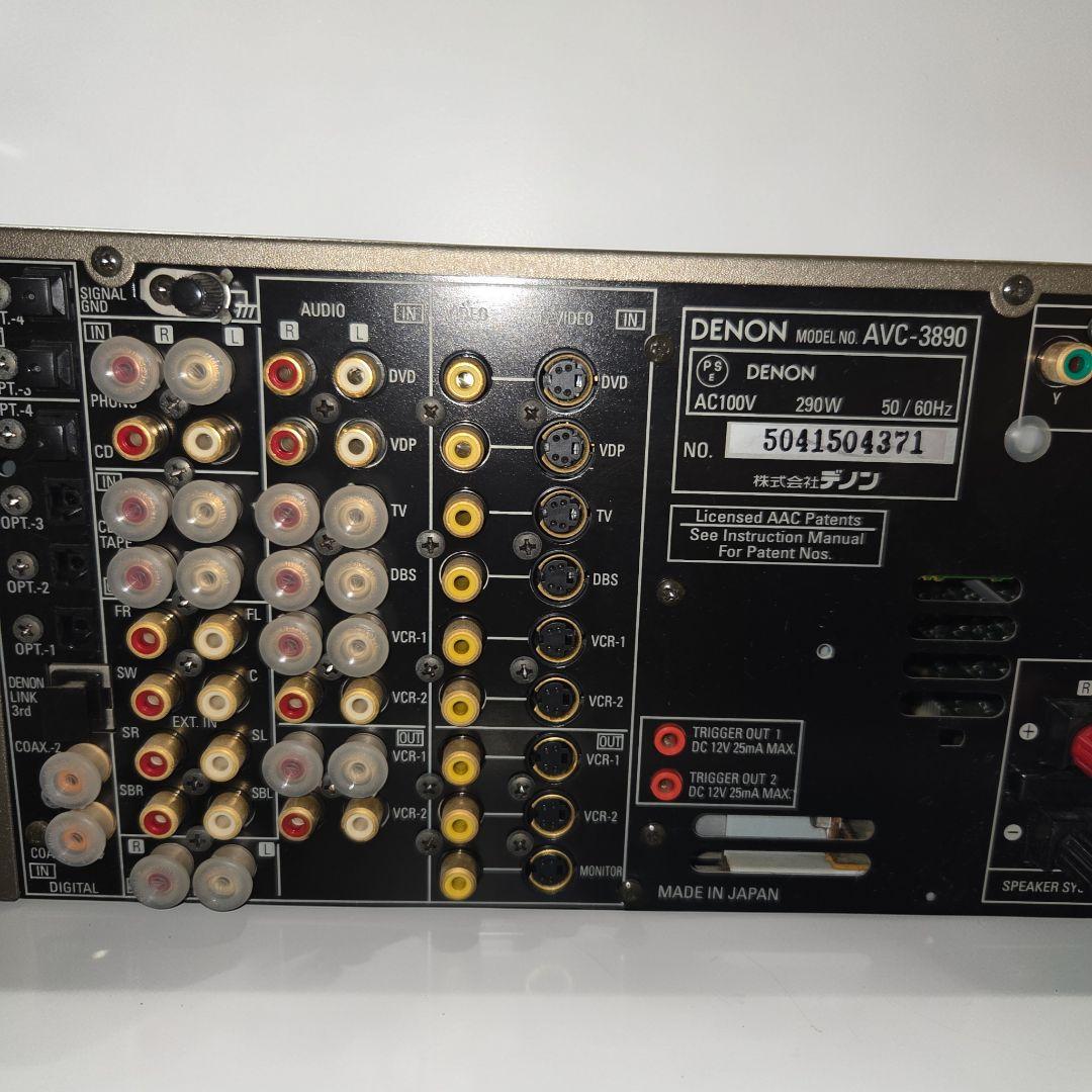 【極美品】DENON AVC-3890 AVアンプ マイク付属