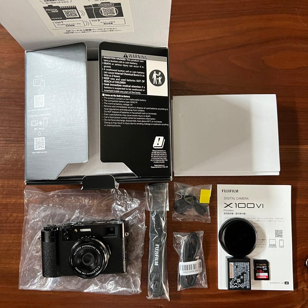 新品級 Fujifilm X100V コンパクト デジタル カメラ 512G付