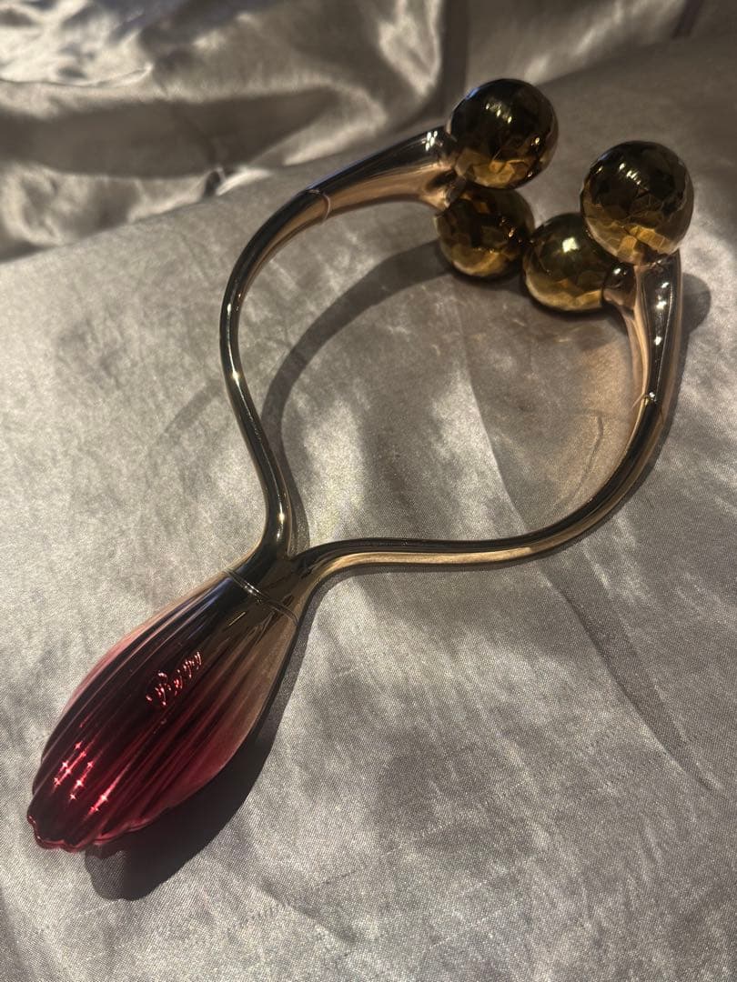 ReFa リファ ダブルレイ 美顔ローラー ゴールド×レッド 箱なし