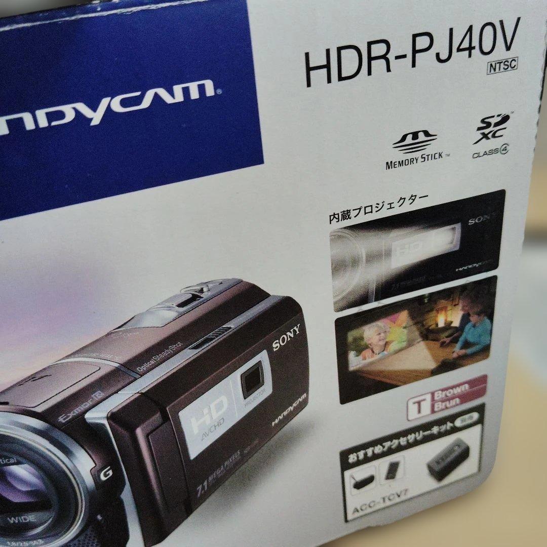 SONY HDR-PJ40V ビデオカメラ本体