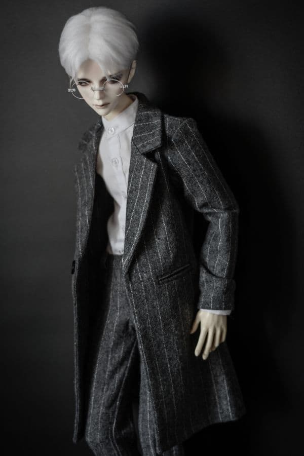 WY39 弁護士 ストライプコート 2点セット スーツ 3分 4分 BJD