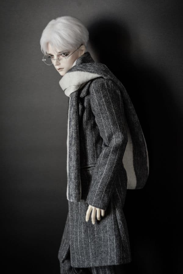 WY39 弁護士 ストライプコート 2点セット スーツ 3分 4分 BJD