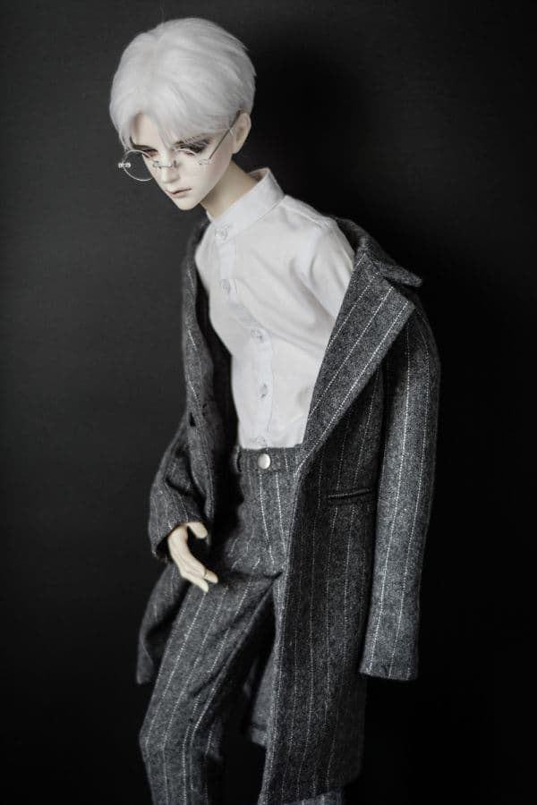 WY39 弁護士 ストライプコート 2点セット スーツ 3分 4分 BJD