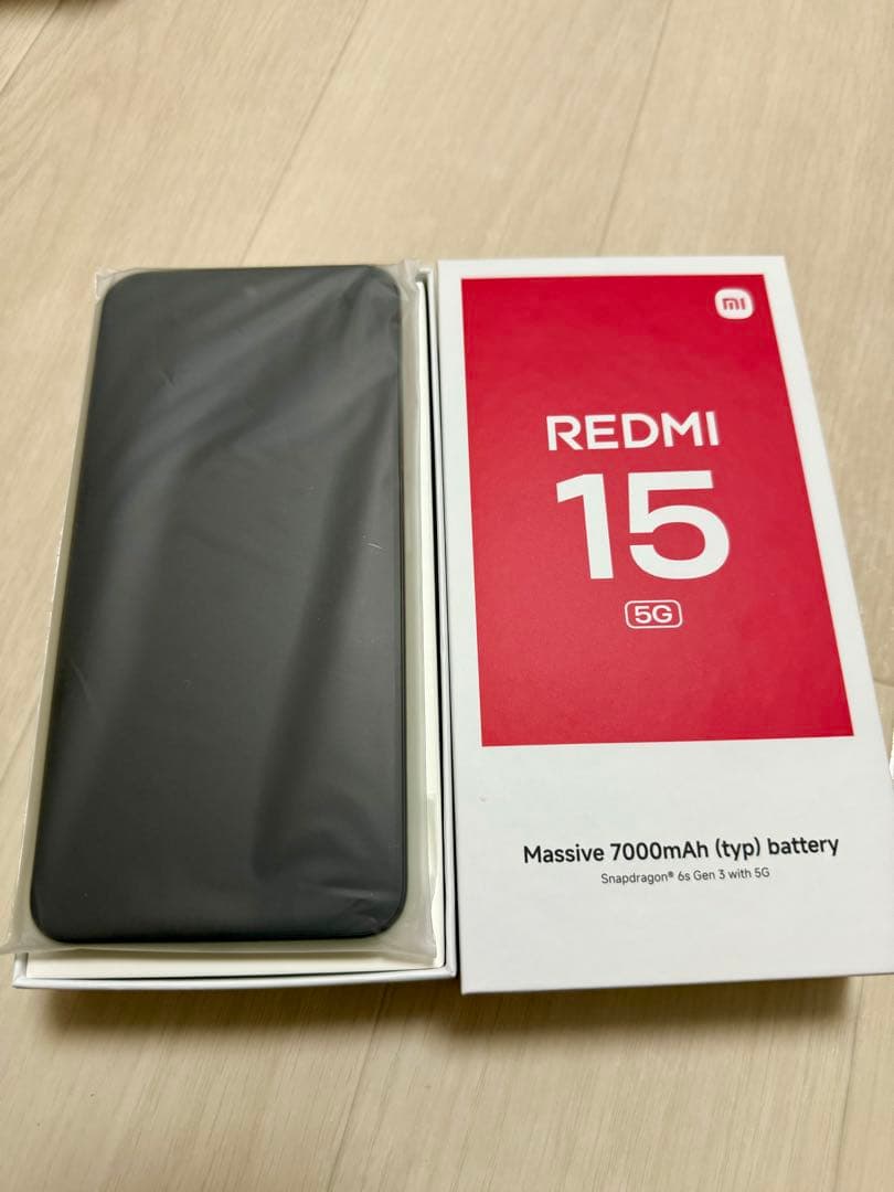 REDMI 15 5G 128GB TitanGray 本体