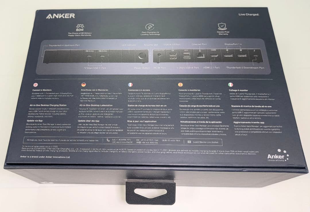 分配器・切替器 Anker 778 Thunderbolt Docking Station