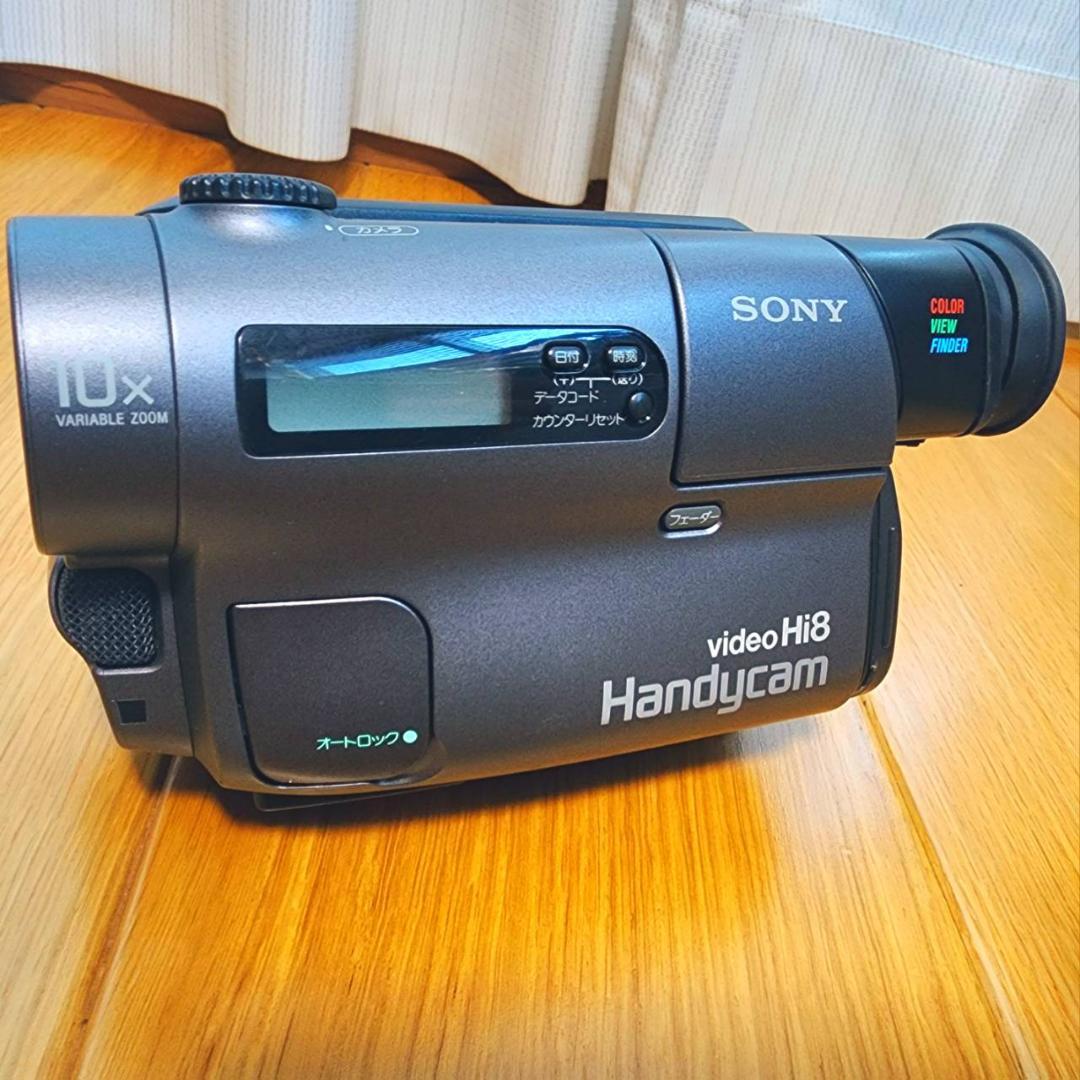 【動作確認済】SONY Hi8 高画質 ビデオカメラ CCD-TR3 セット