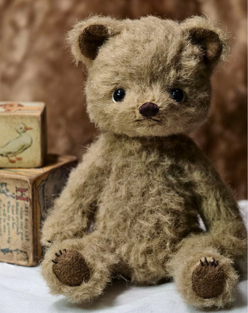 モカ仔熊 テディベア アーティストベア 海外作家様 ハンドメイド ぬいぐるみ