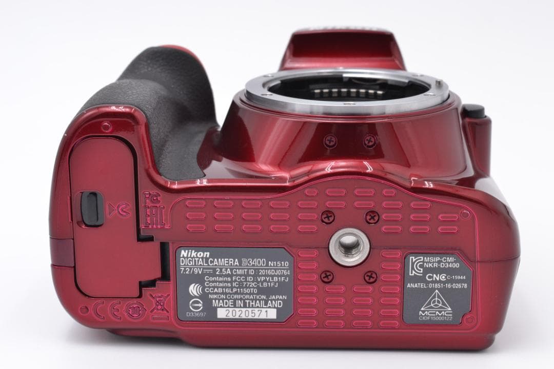 ■ ほぼ新品 S数極少 ■ ニコン　Nikon D3400 RED レンズキット