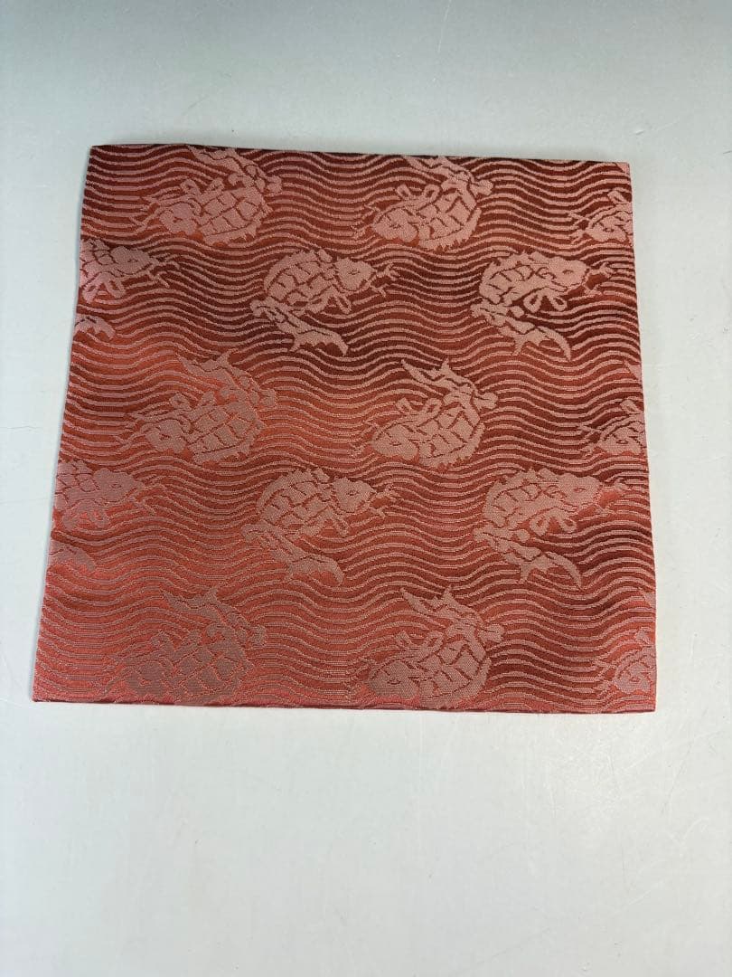 【中古品】友湖造　古帛紗　荒磯緞子