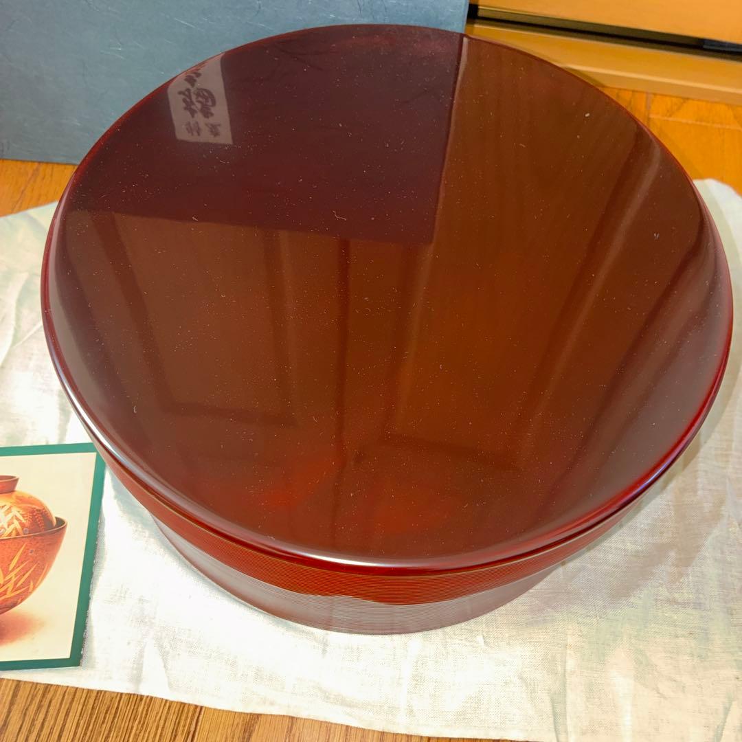 輪島塗　茶道具　千歳盆　未使用