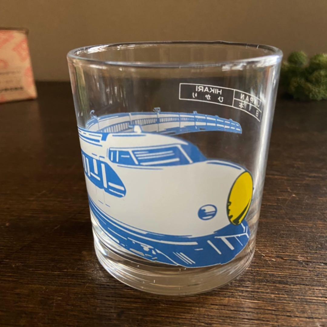 昭和レトロ　電車グラス　特急グラス　非売品　希少　デッドストック　6客セット