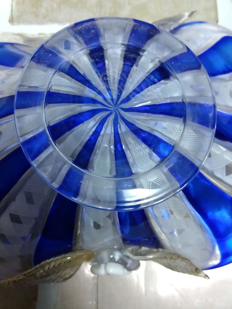 ベネチアンガラス　MURANO　ムラノ コンポート　器