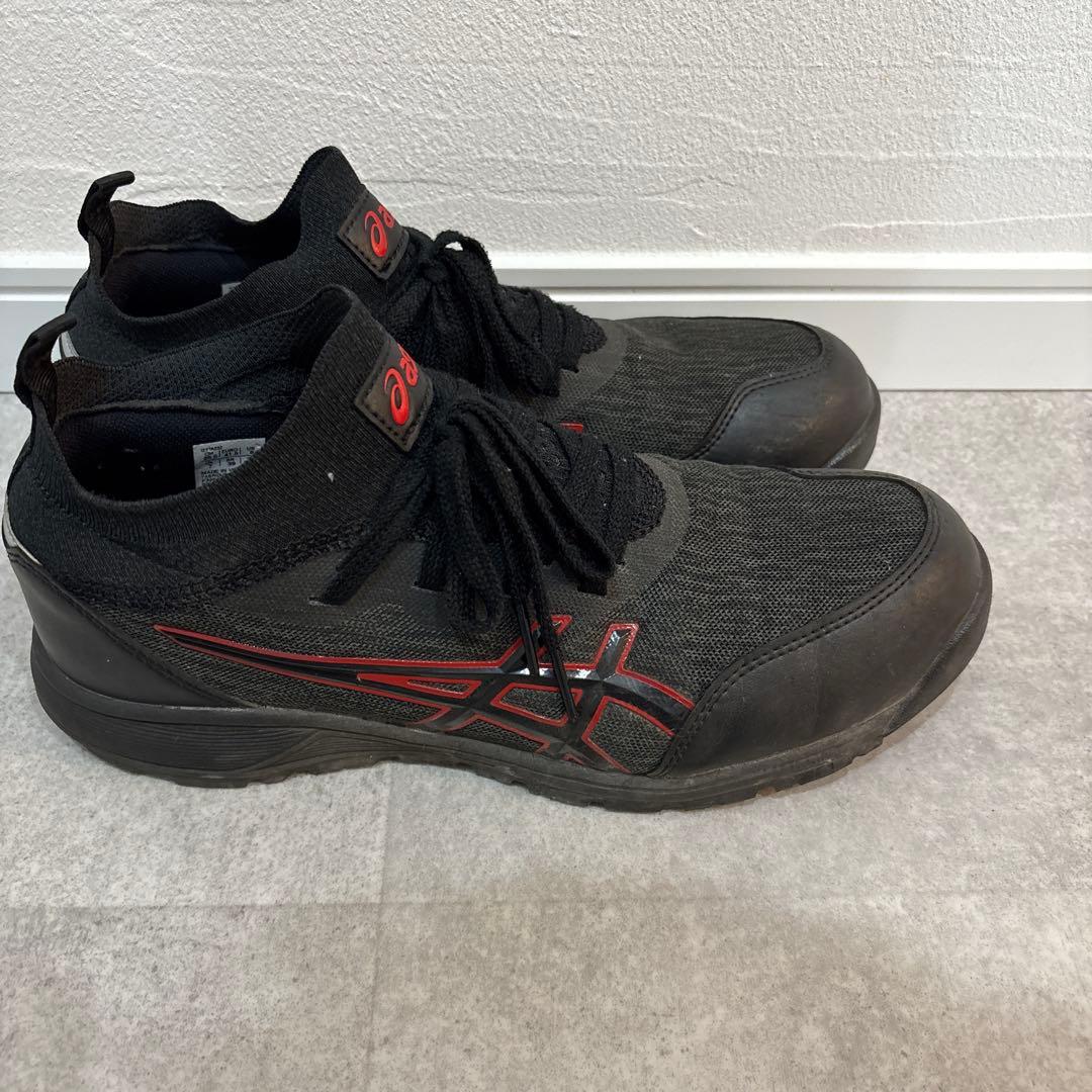 ASICS 安全靴 ハイカット ブラック/グレー