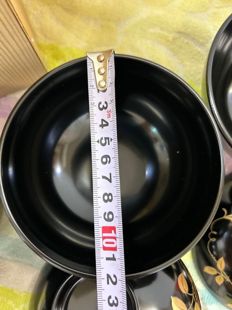 【匿名配送】義三作 吸物椀 5客セット　椀セット　漆器 蓋付き椀揃