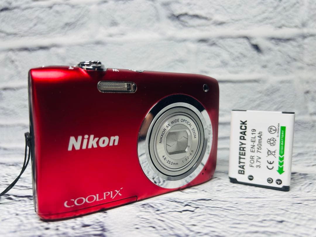 Nikon ニコン COOLPIX A100 レッド デジタル