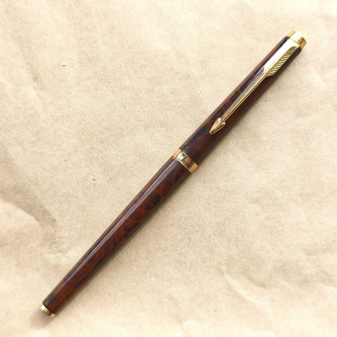 Parker 180 マーブル 両面ニブ 万年筆 パーカー X/M