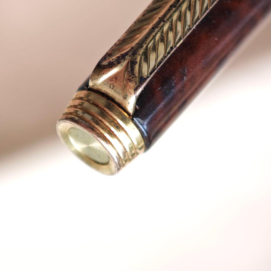 Parker 180 マーブル 両面ニブ 万年筆 パーカー X/M