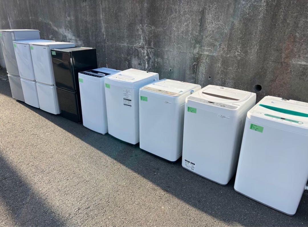 【18年以降】家電3点セット 一人暮らし用 冷蔵庫、洗濯機、炊飯器or電子レンジ