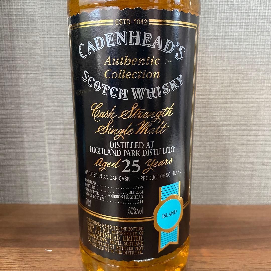 【未開栓】Cadenhead's25年オーセンティックコレクション700ml